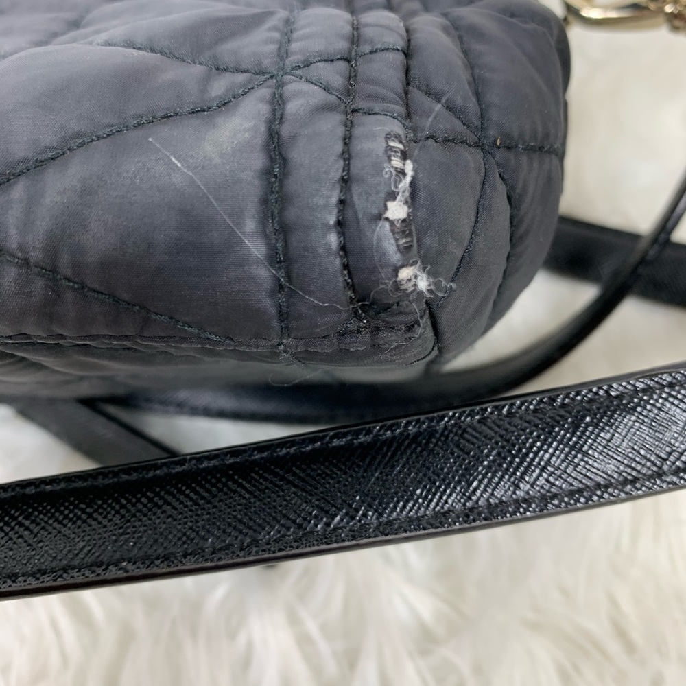 Kate Spade Quilted Flap Purse – Black – Convertible Shoulder/Handbag - Picture 7 of 8